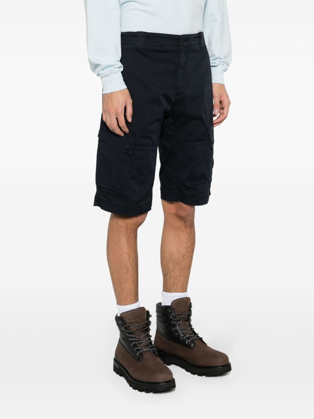 Cotton cargo shorts - 3