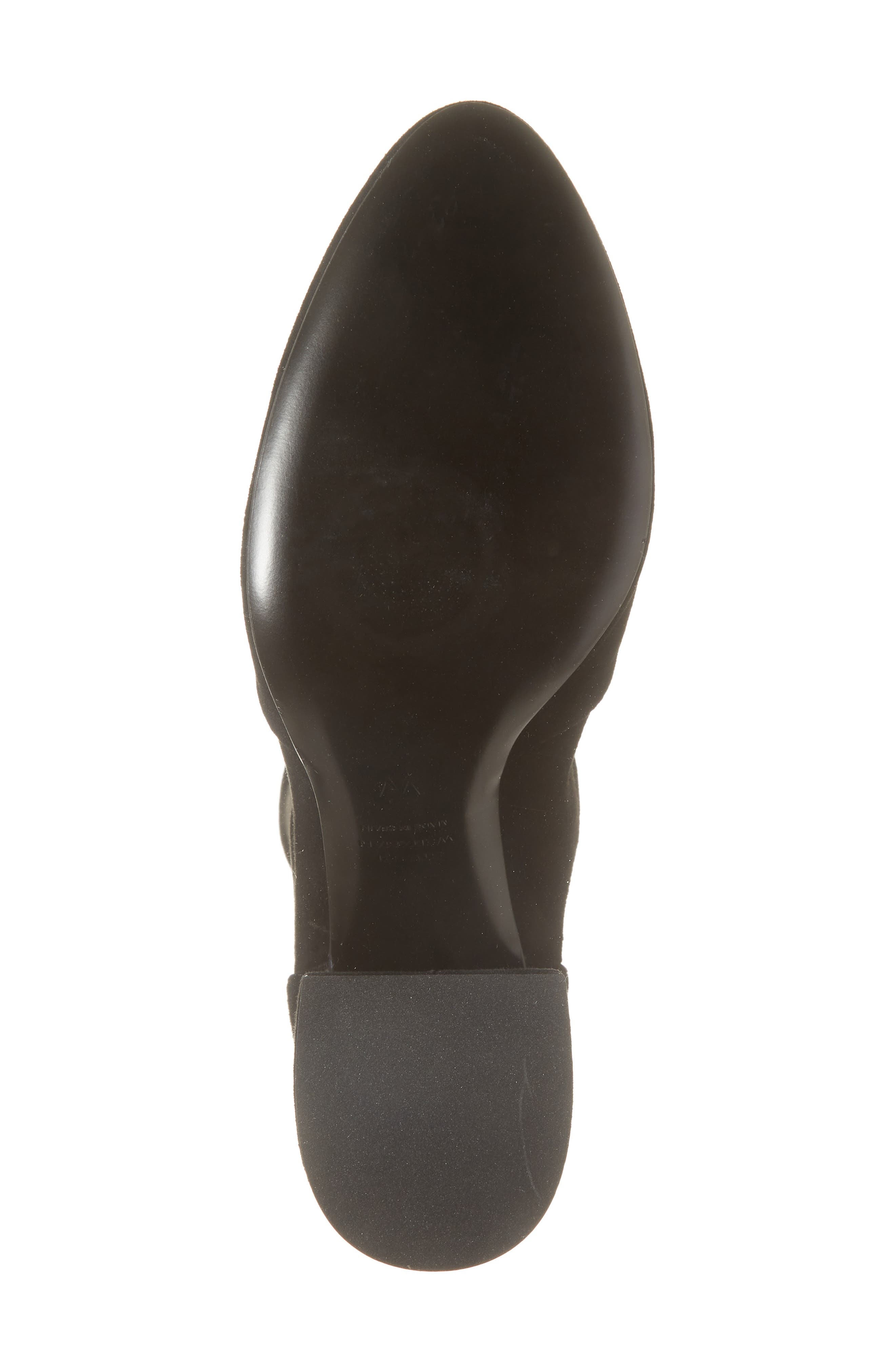 Stuart Weitzman Essentialist Stretch Bootie in Black Suede at Nordstrom - 6