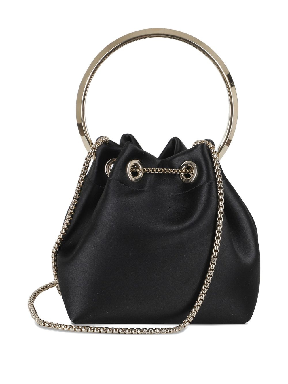 Black Bon Bon Satin Bag - 2