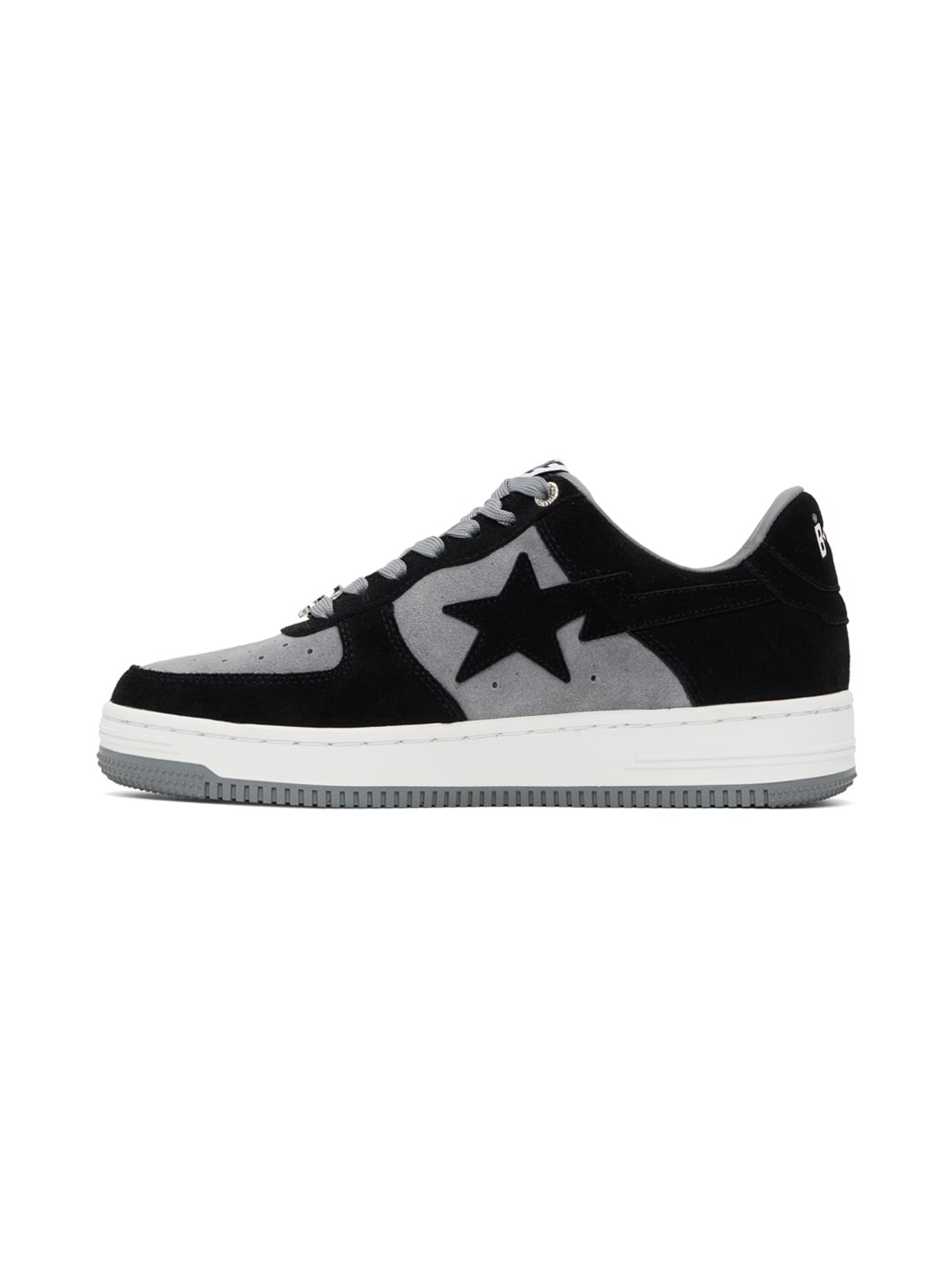Black & Gray Sta #3 M1 Sneakers - 3