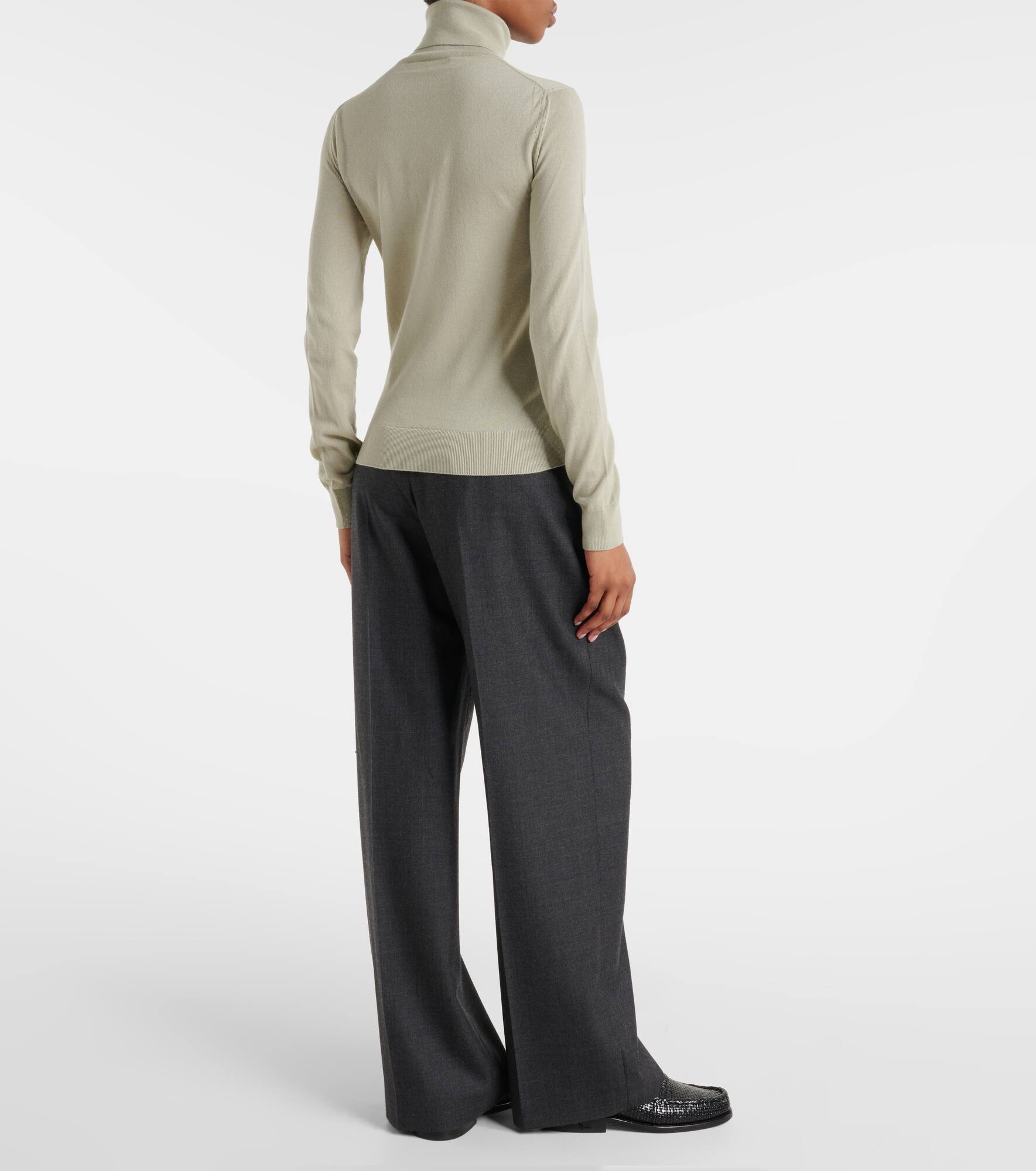 Cashmere turtleneck sweater - 3