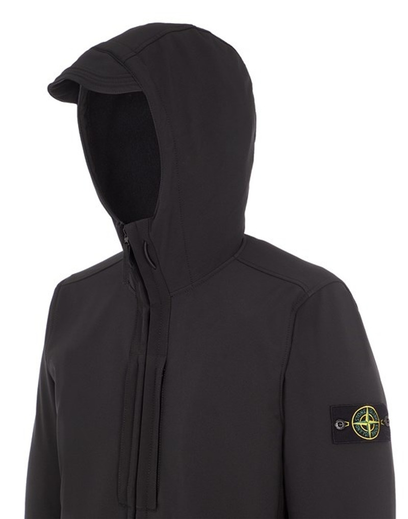 Q0122 소프트웨어 SHELL-R_e.dye® RECYCLED 폴리에스테 검정에 있는 기술 4