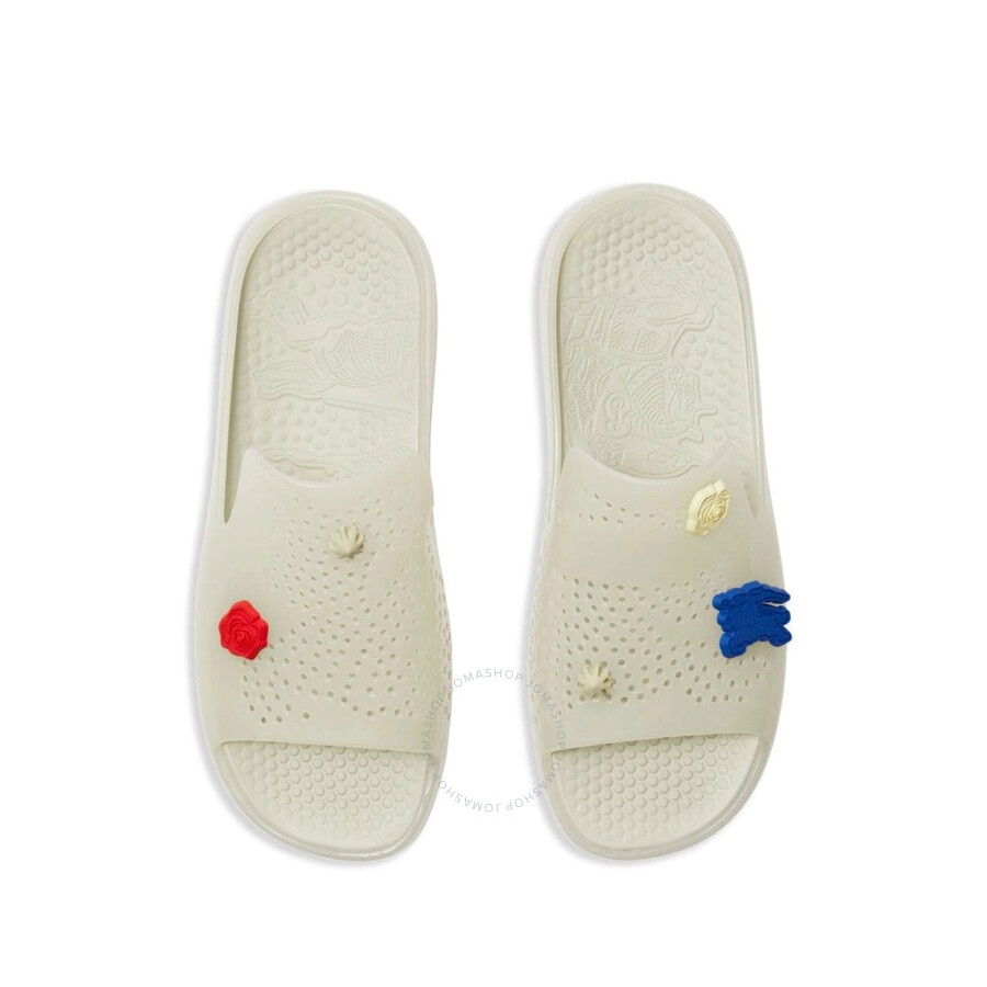 Burberry Applique-Detail Rubber Stingray Slides - 3