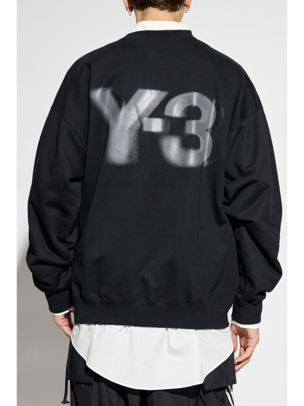 logo-printed crew neck sweatshirt - 6