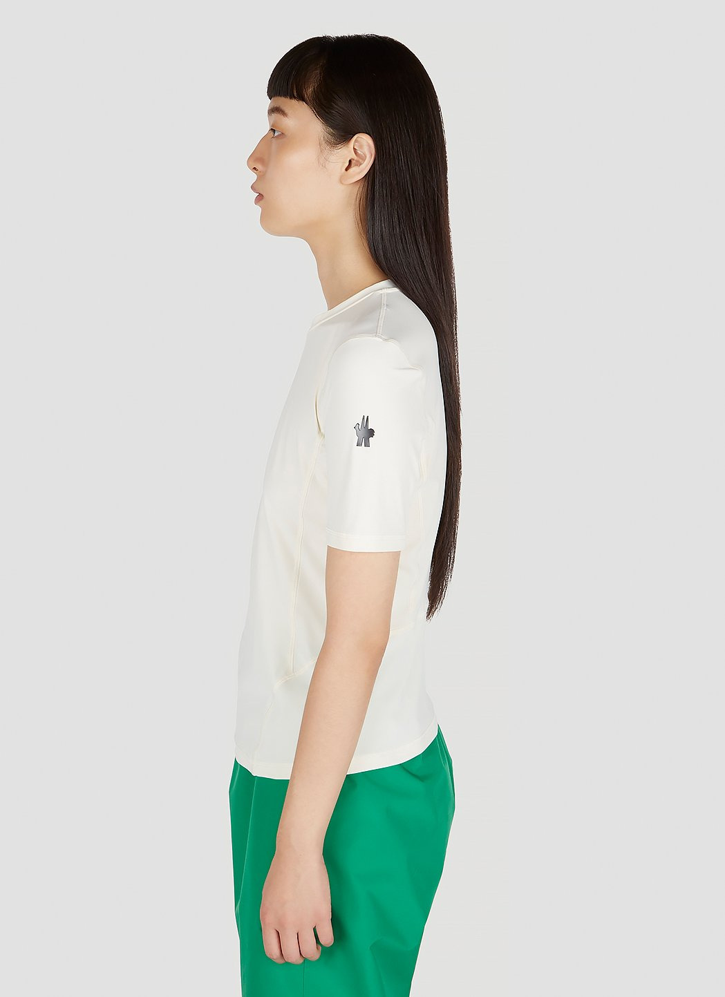 Moncler Grenoble Women Logo Patch T-Shirt - 3