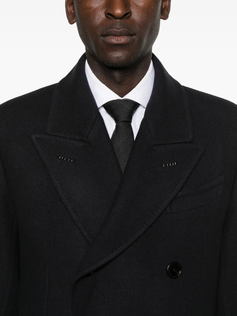 TOM FORD Tom Ford Double-breasted Peak-lapel Coat outlook