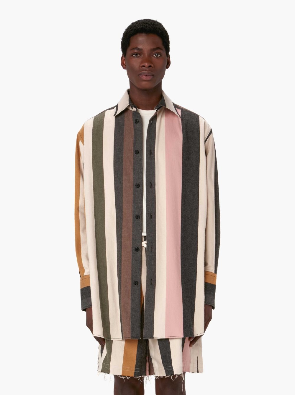 STRIPED RELAXED FIT SHIRT - 2