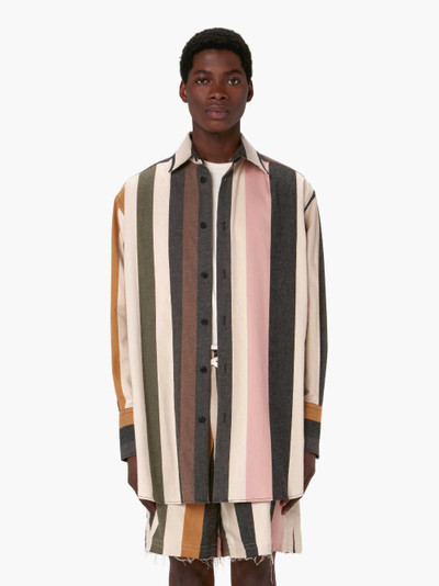 JW Anderson STRIPED RELAXED FIT SHIRT outlook