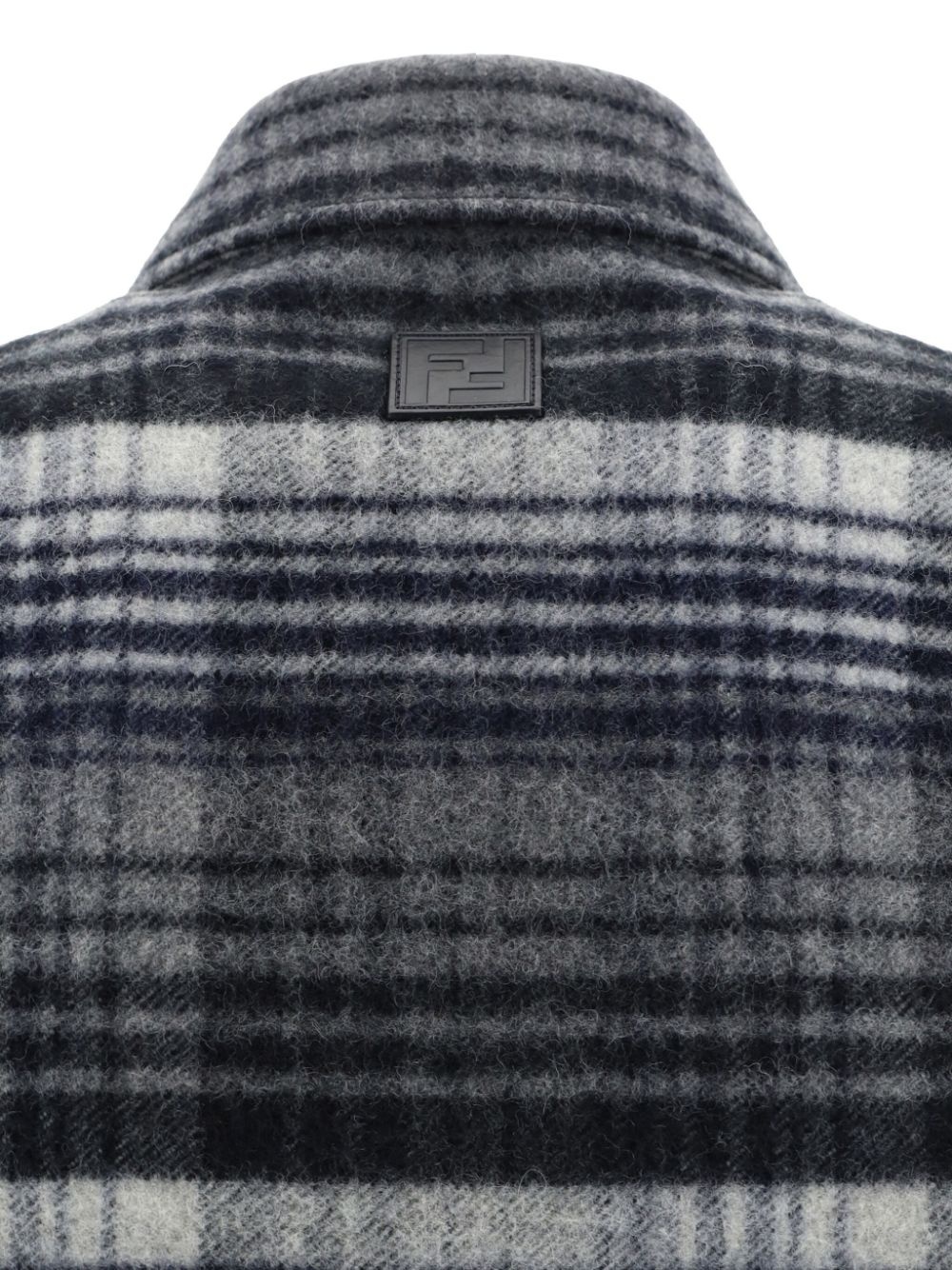 checked Go To shirt jacket - 3
