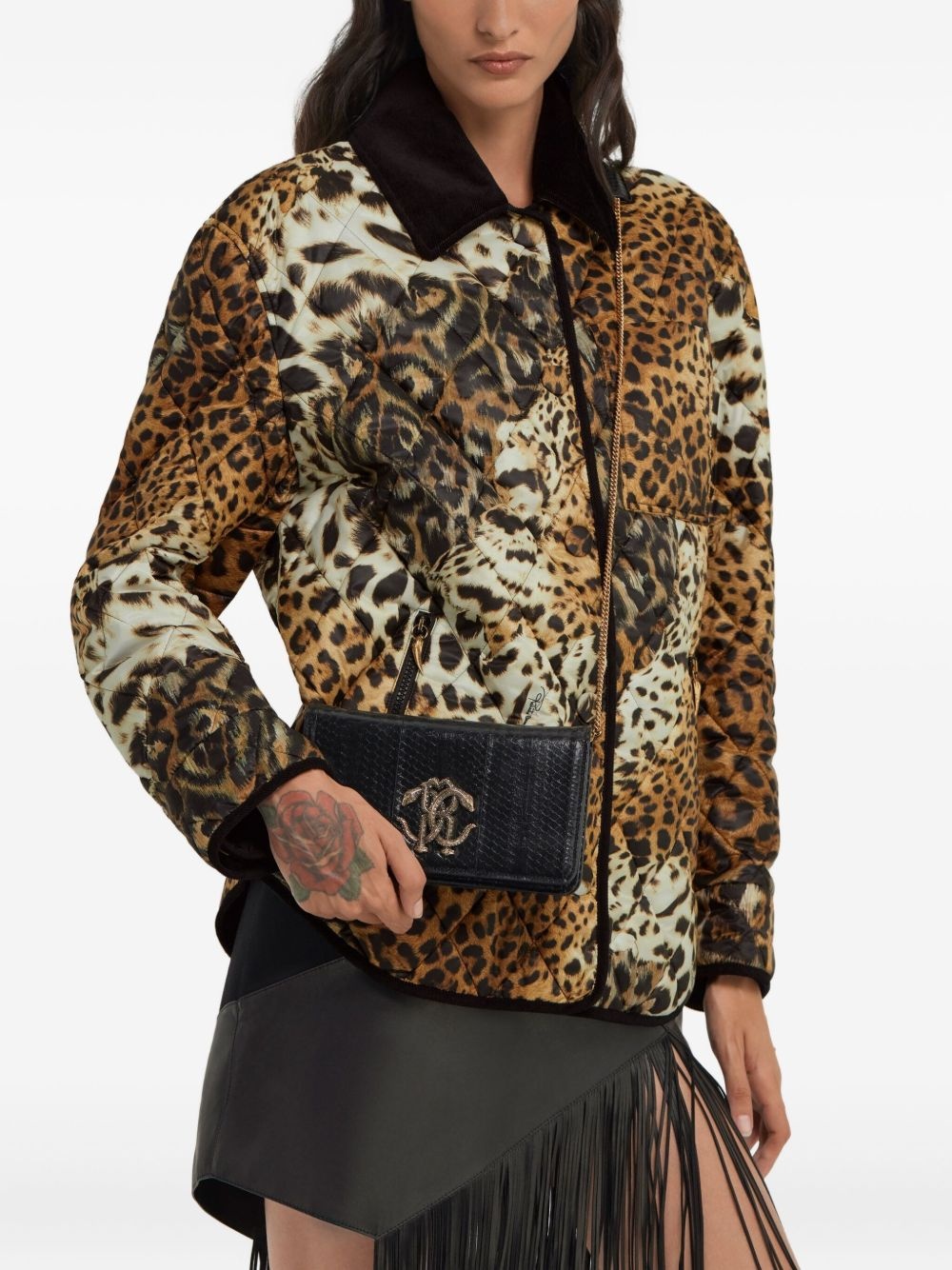Mirror Snake-plaque crossbody bag - 2