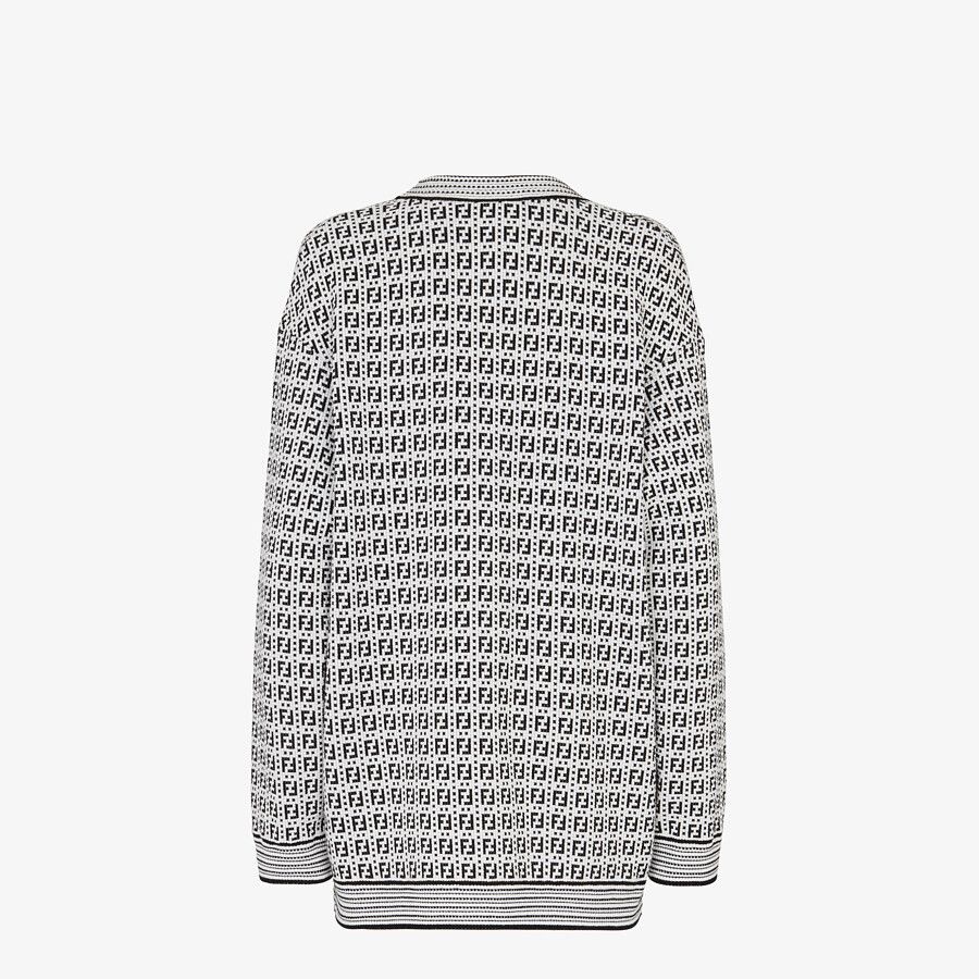 White viscose cardigan - 2