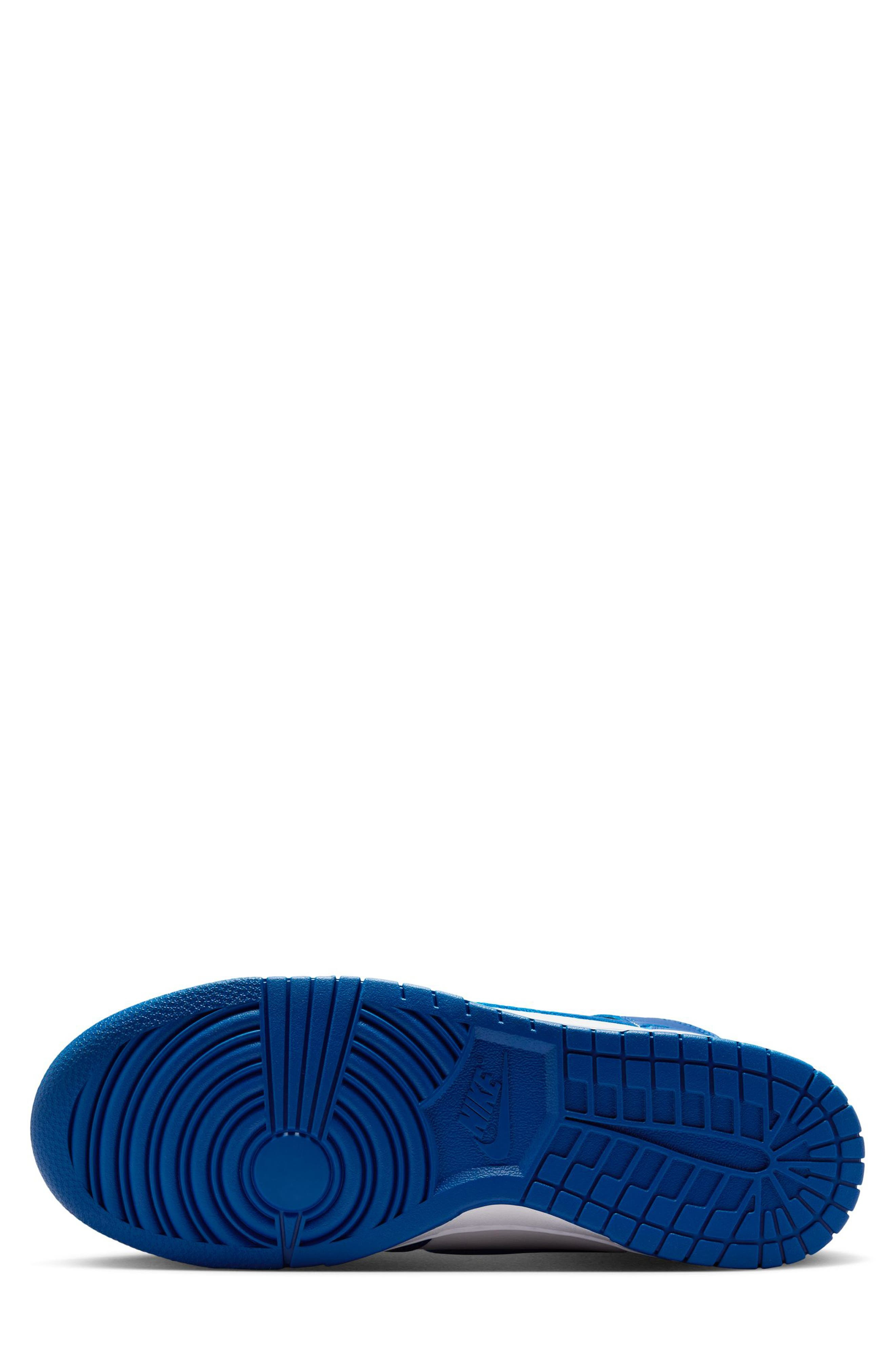 Nike Dunk Hi Retro SE Basketball Sneaker in White/Team Royal at Nordstrom - 4