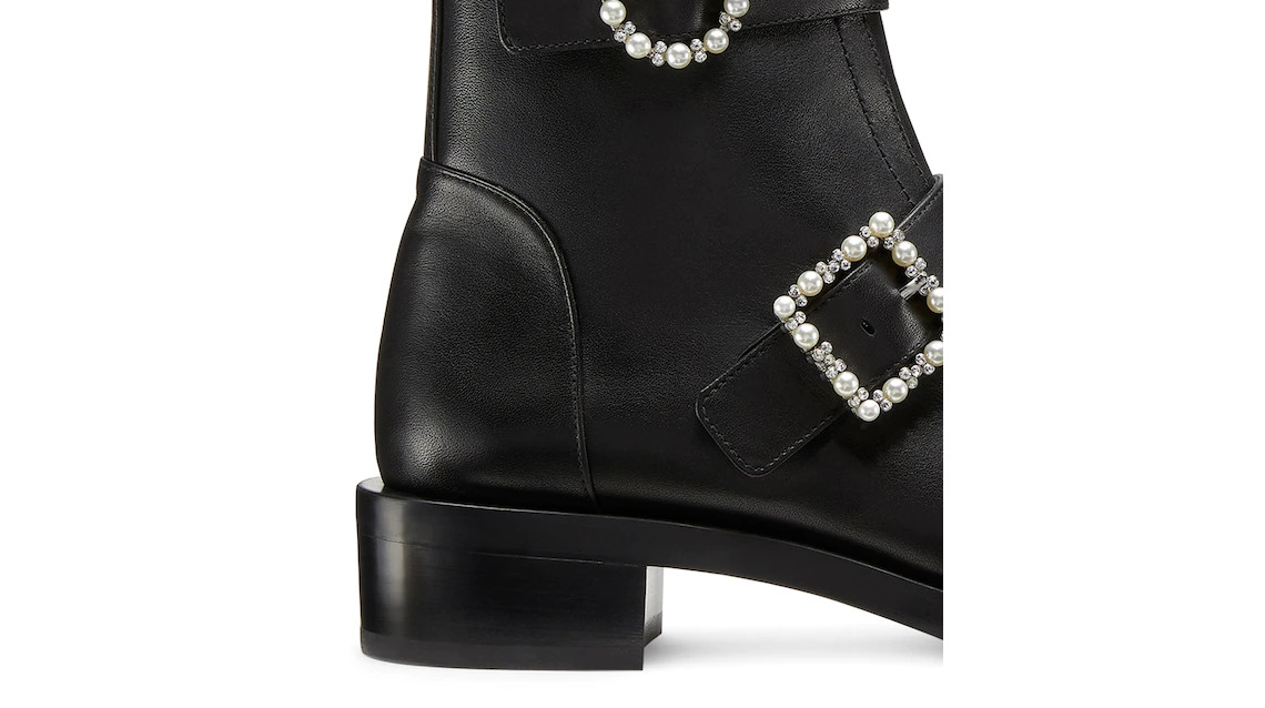 ＊Stuart Weitzman＊ RYDER PEARL GEO BUCKLE BOOTIE Ryder Pearl Geo Buckle Bootie | Stuart Weitzman