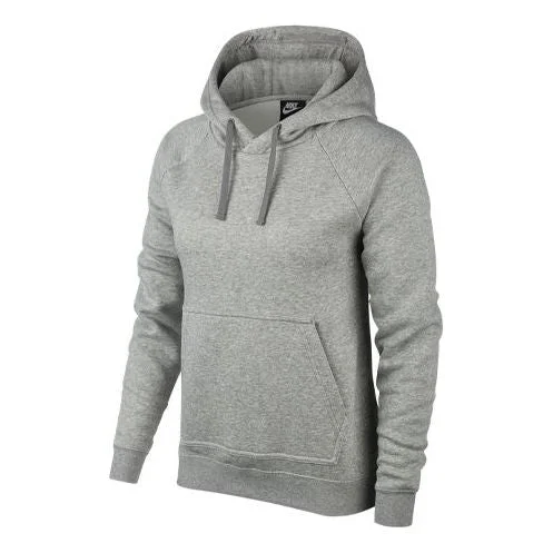 (WMNS) Nike Sportswear Fleece Pullover 'Gray' BV7480-063 - 1