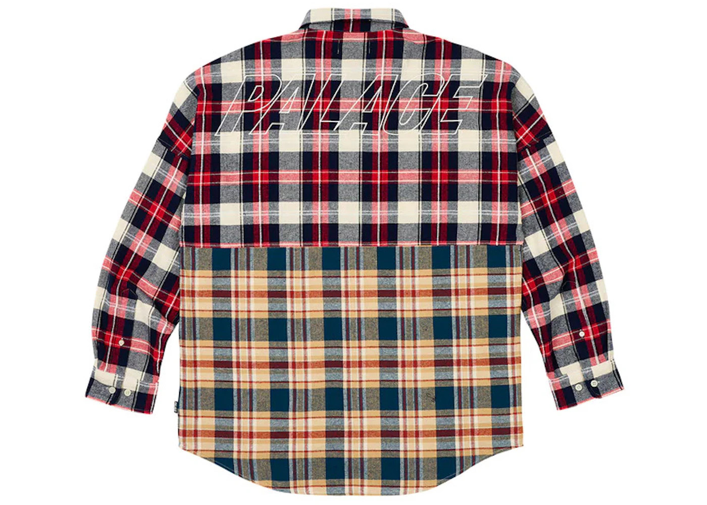 Palace Checkmate Drop Shoulder Shirt Red - 2