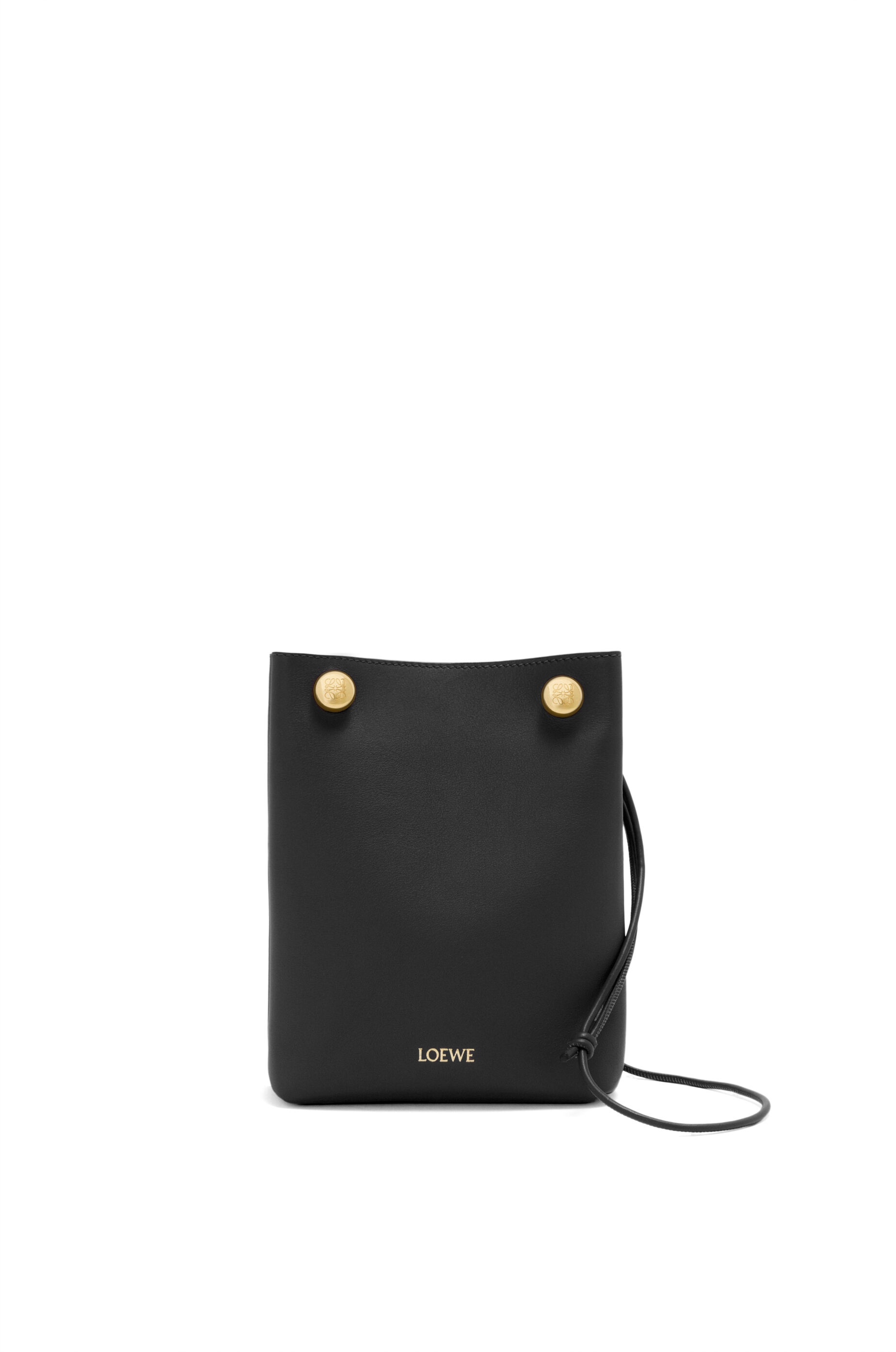 LOEWE ゴールドレザーバッグ LOEWE(ロエベ) gold handle leather vanity handbag ゴールド