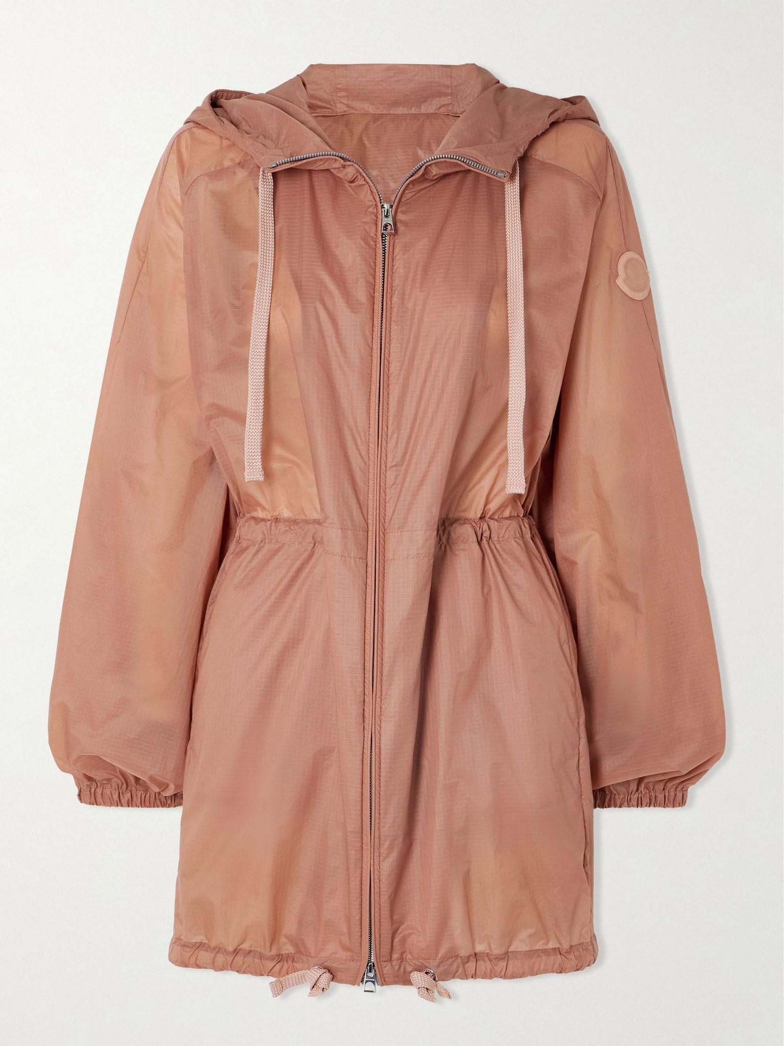 Airelle ripstop hooded jacket Brown - 1