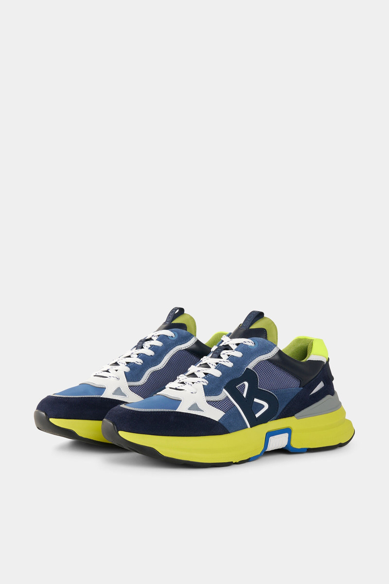 Sneaker CTP25 in Navy blue/yellow/grey 4