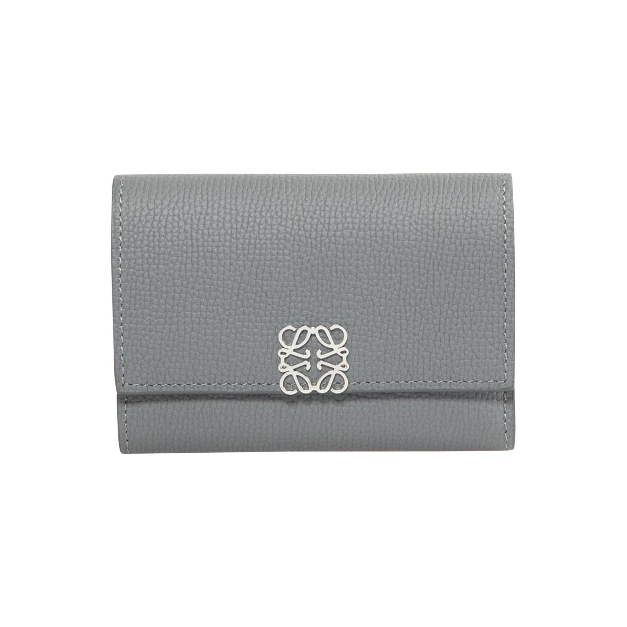 Loewe Anagram Small Veritcal Wallet 'Asphalt Grey' - 1