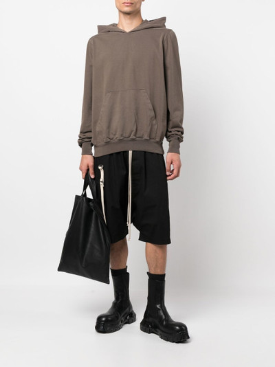 Rick Owens DRKSHDW drawstring-fastening detail hoodie outlook