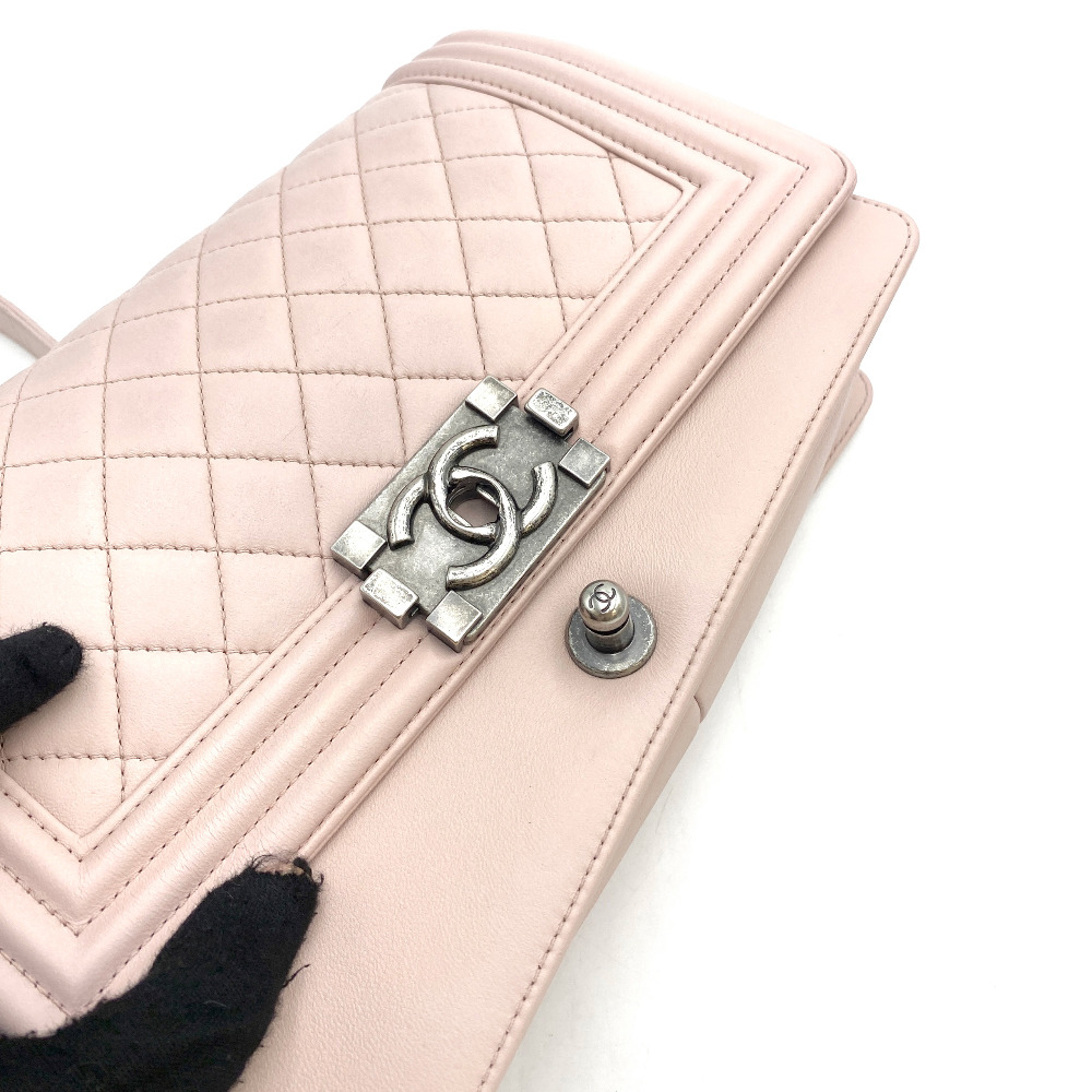 Chanel No.23 Pink Boy Bag Medium - 9