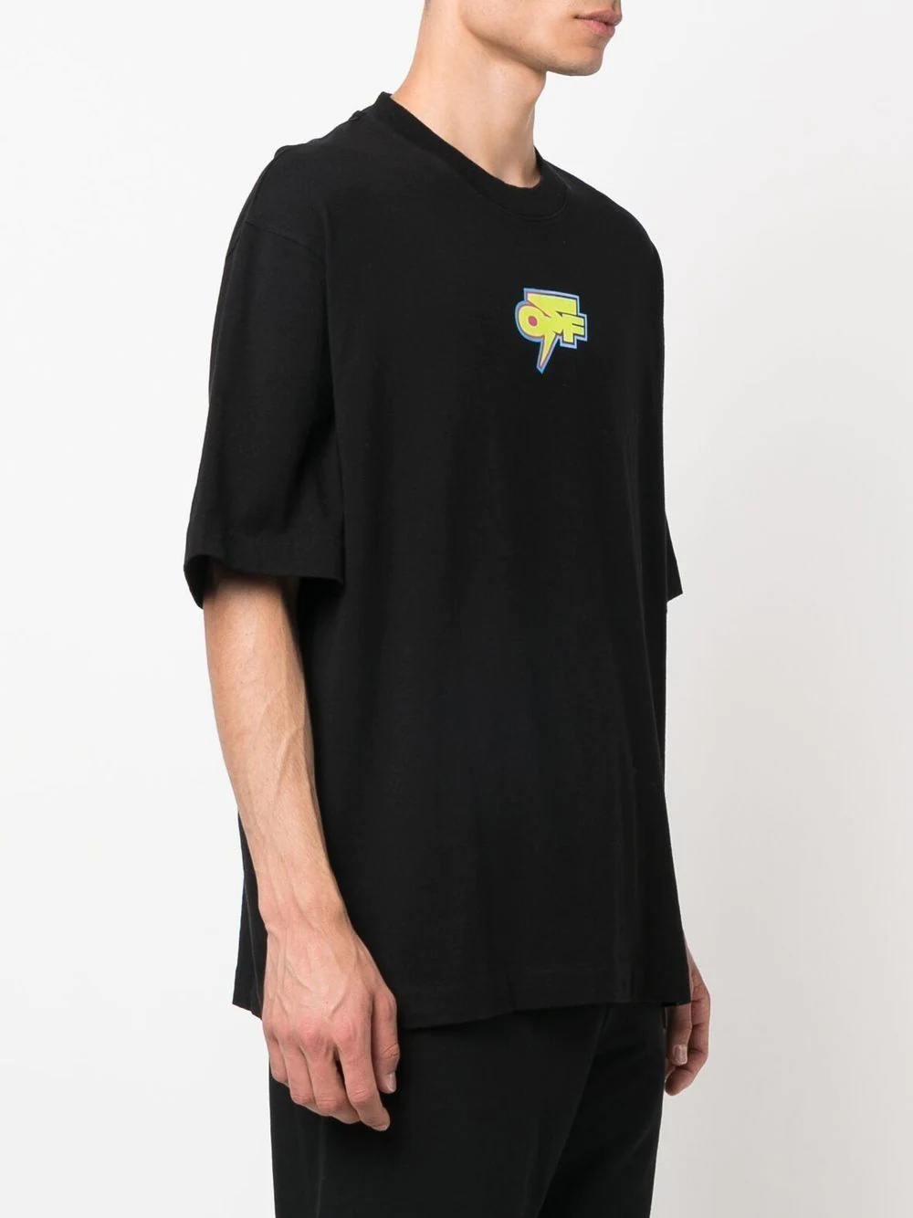 logo-print oversized T-shirt - 4