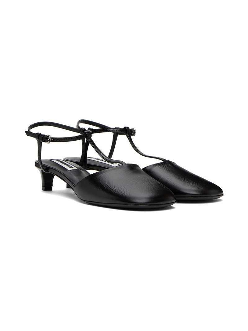 Black High Heeled Sandals 4