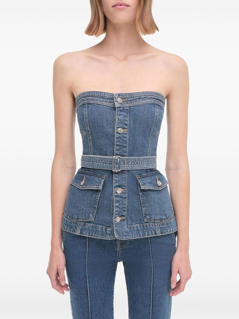 Cyan bustier top 5