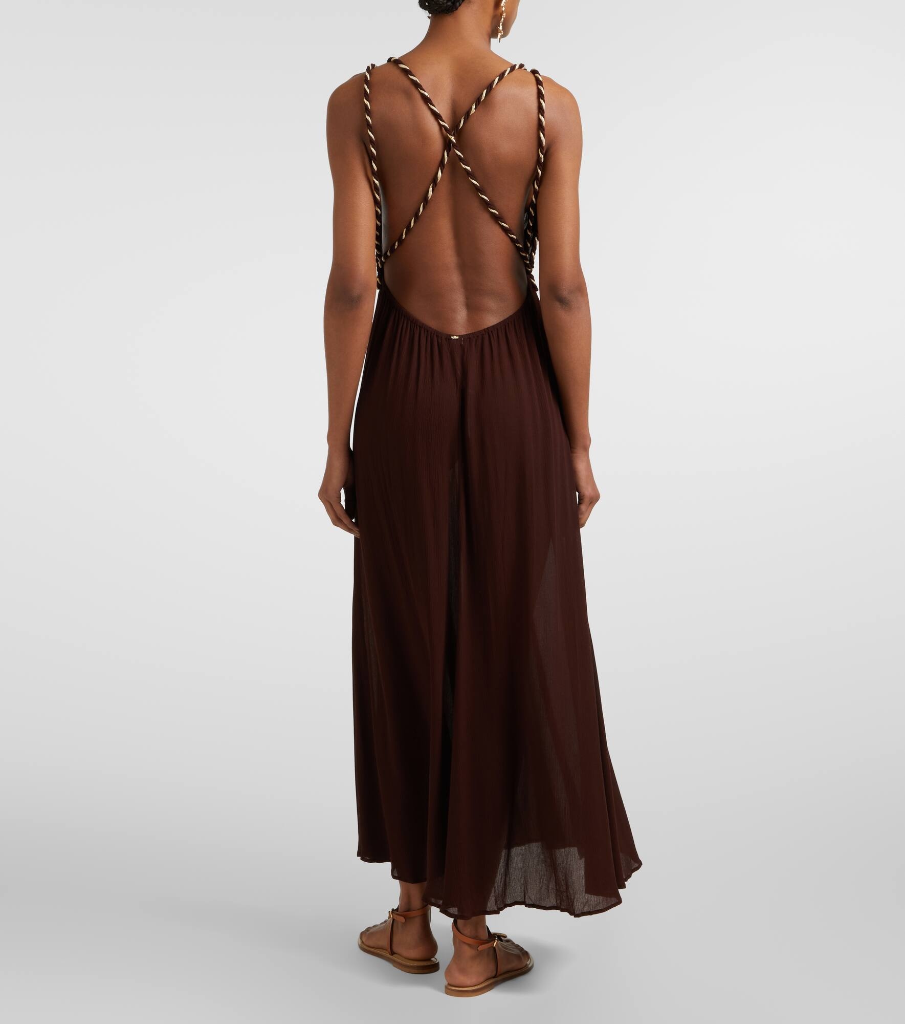 Collette open-back maxi dress - 3