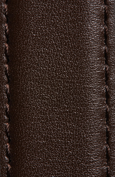 The Row Two-Tone Buckle Leather Belt in Brown Ans/Ang outlook
