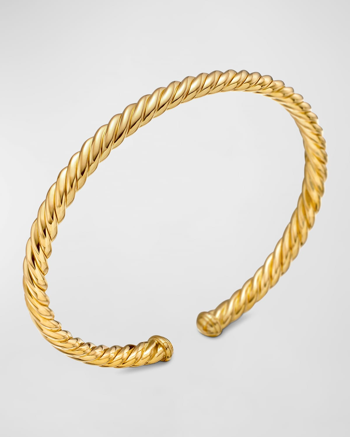 4.5mm Cablespira Oval Bracelet in 18k Gold - 3