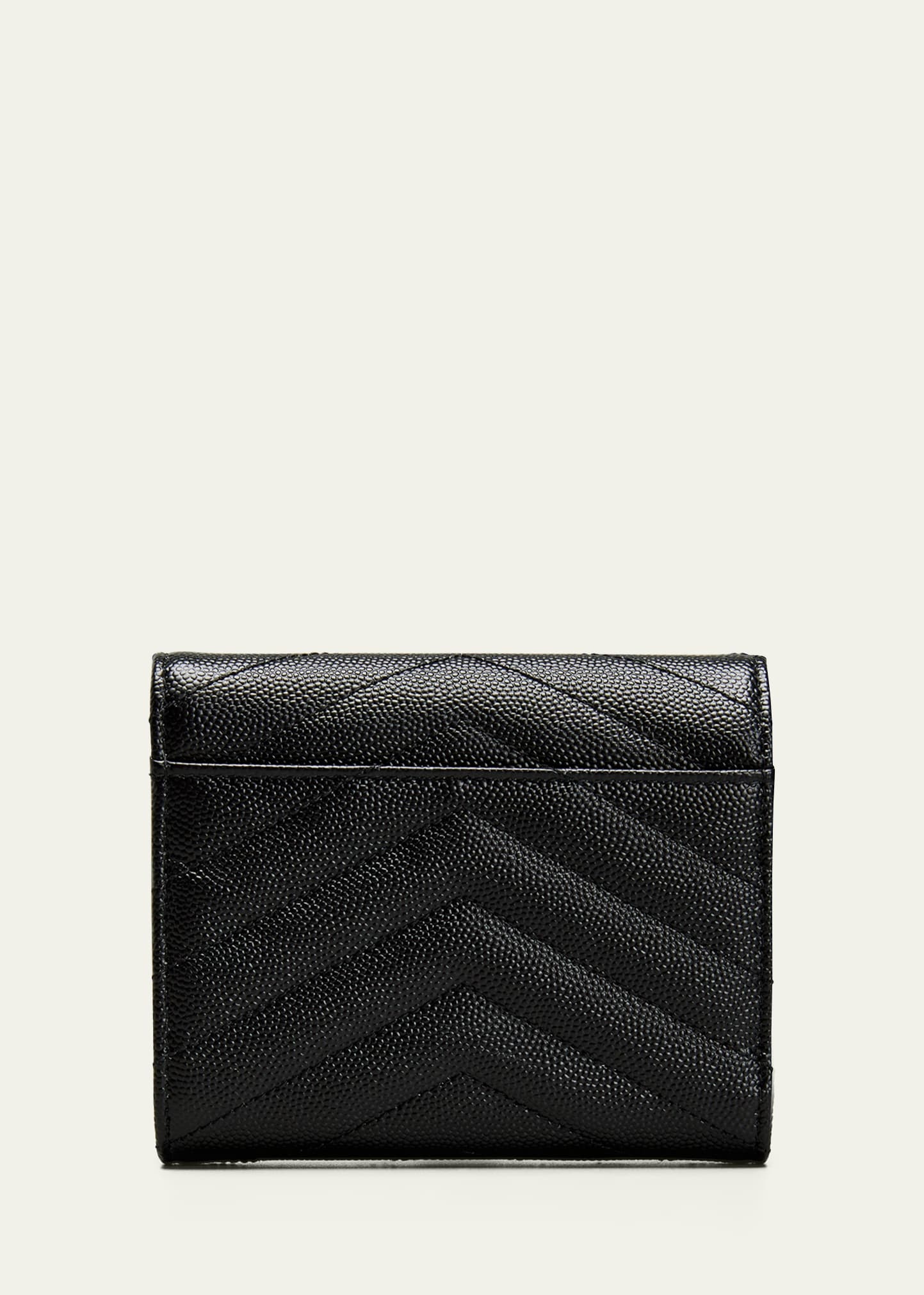YSL Small Grain de Poudre Tri-Fold Wallet - 3