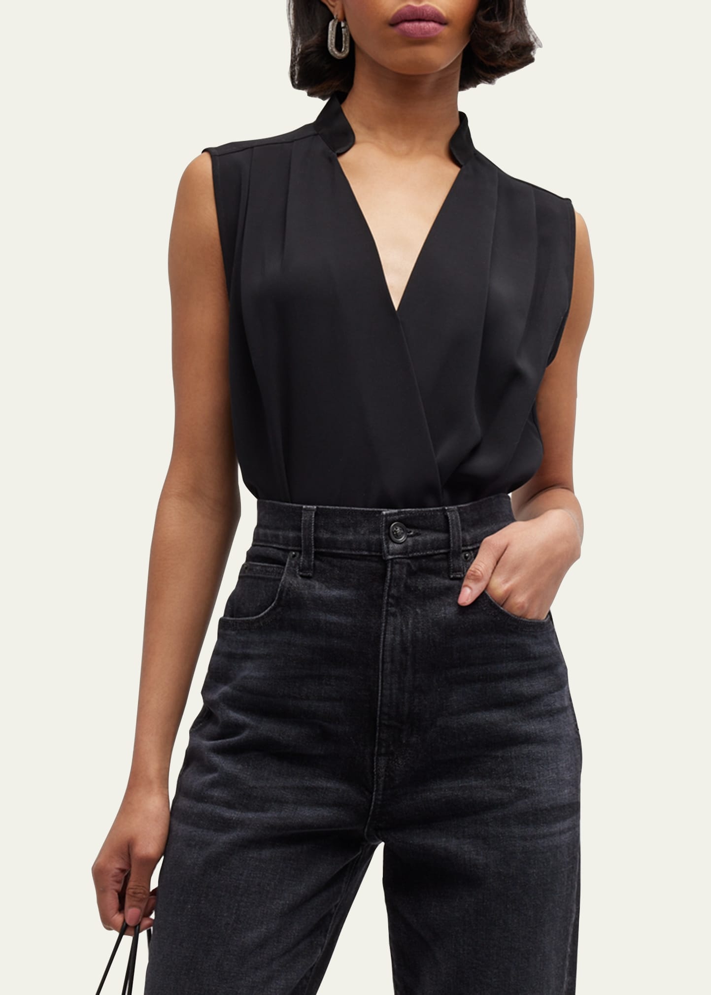 Meredith Draped Tank Top - 4