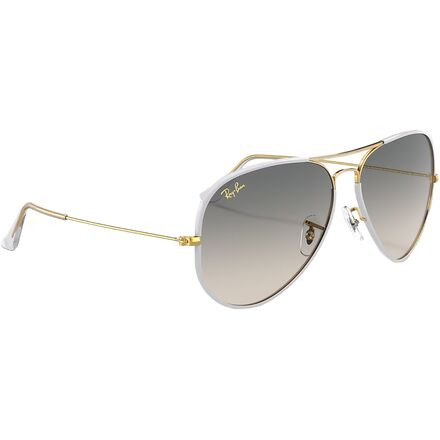 Aviator Large Metal Sunglasses - 4