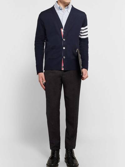 Thom Browne Striped Wool Cardigan outlook