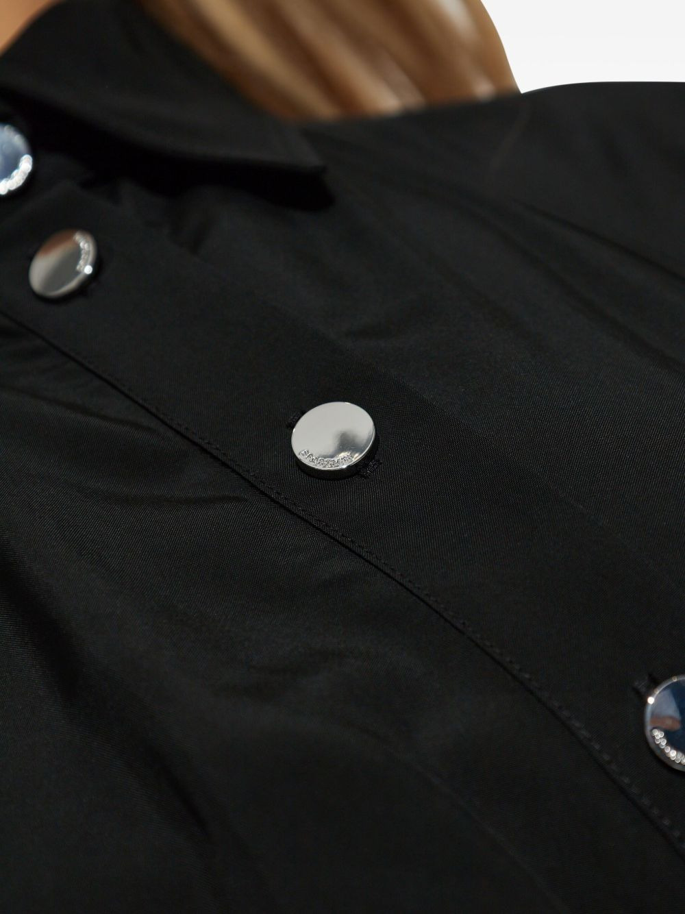 button-fastening shirt dress - 4