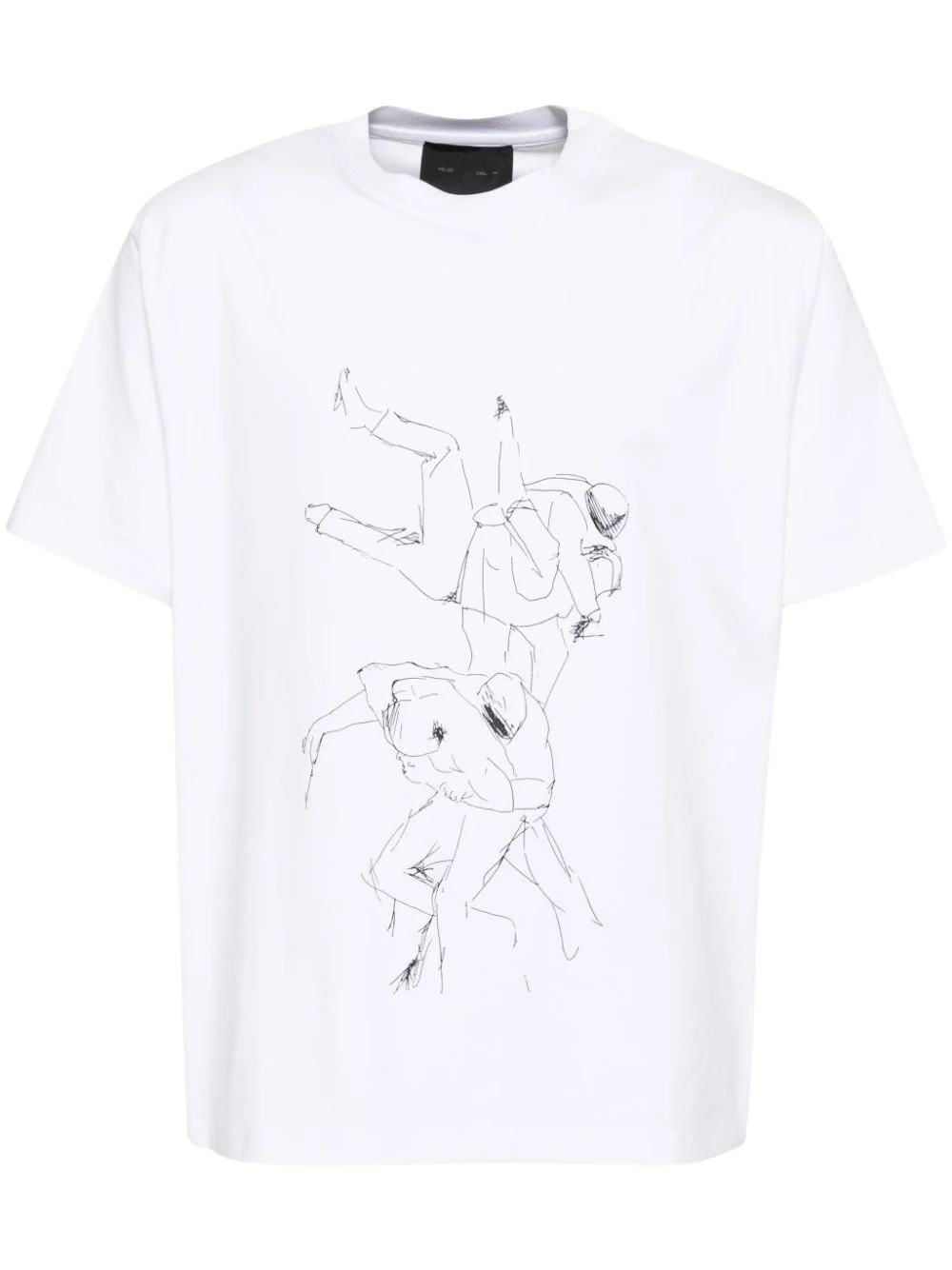 shelter-print T-shirt - 1