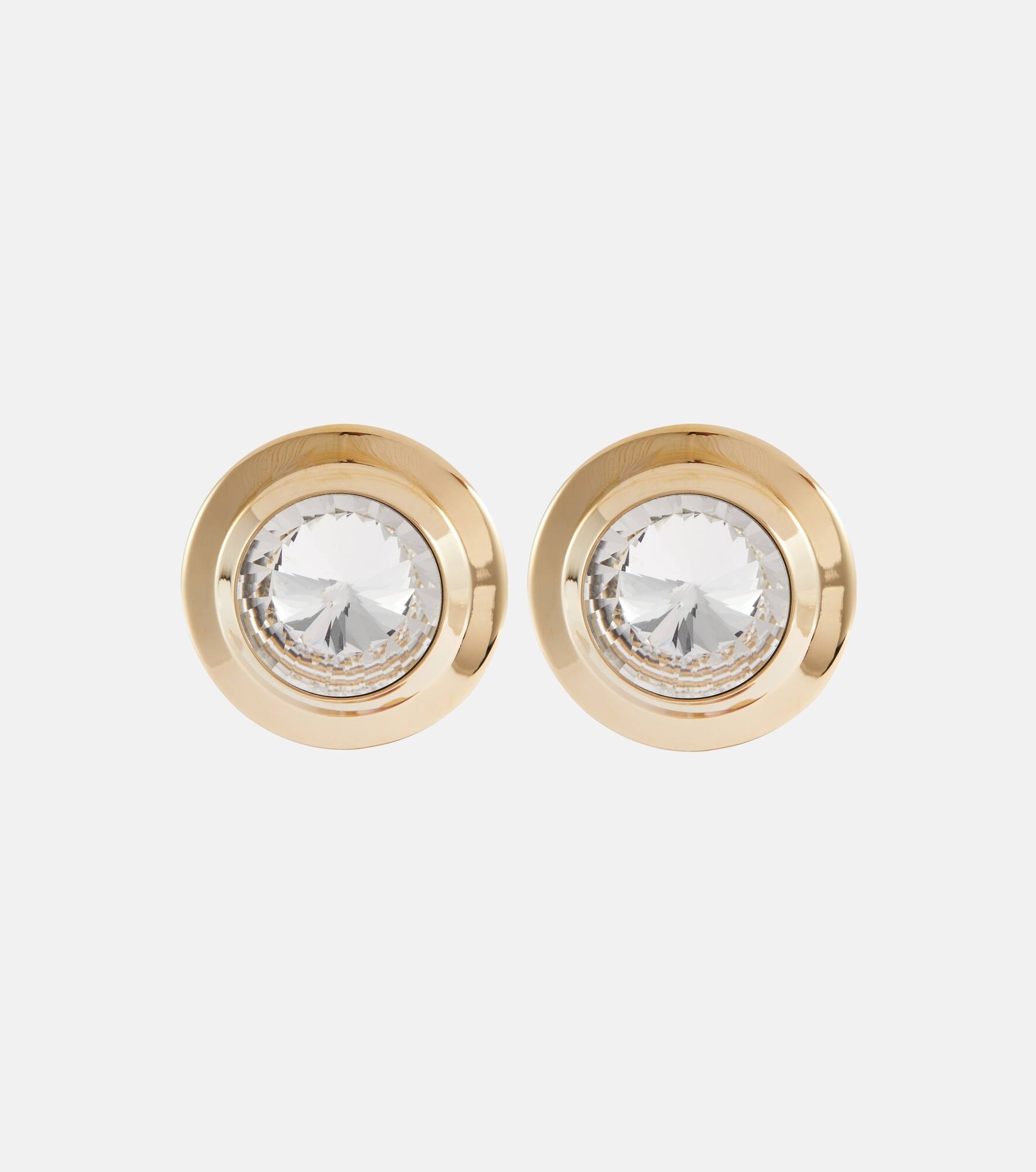 Crystal-embellished earrings - 1