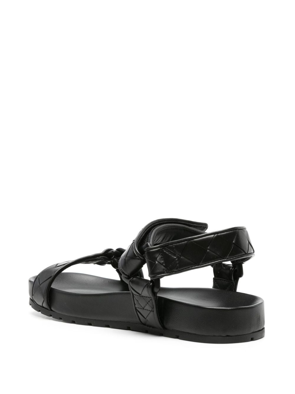 Intrecciato leather sandals - 3