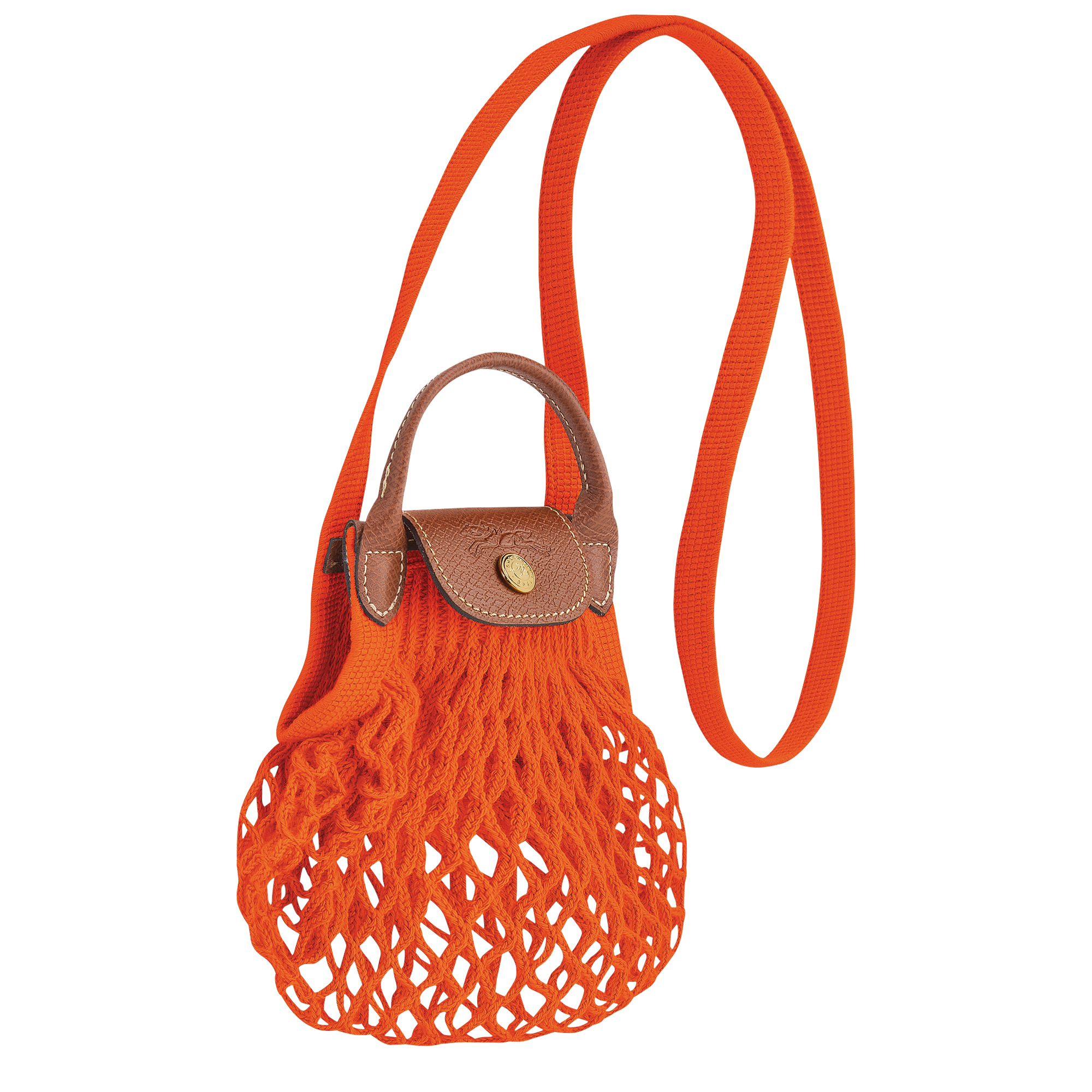 Le Pliage Filet XS Mesh bag Orange - Canvas - 2