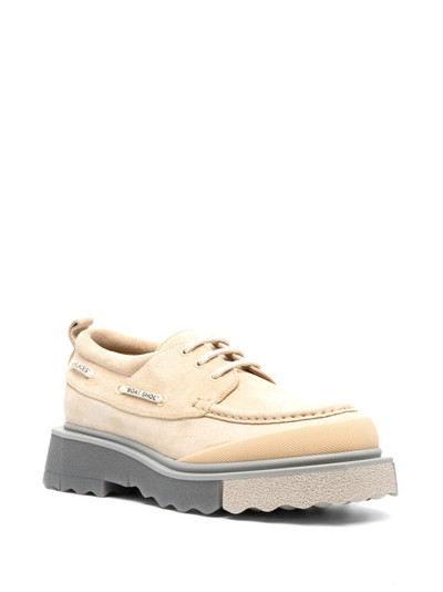 Off-White lace-up chunky loafers outlook