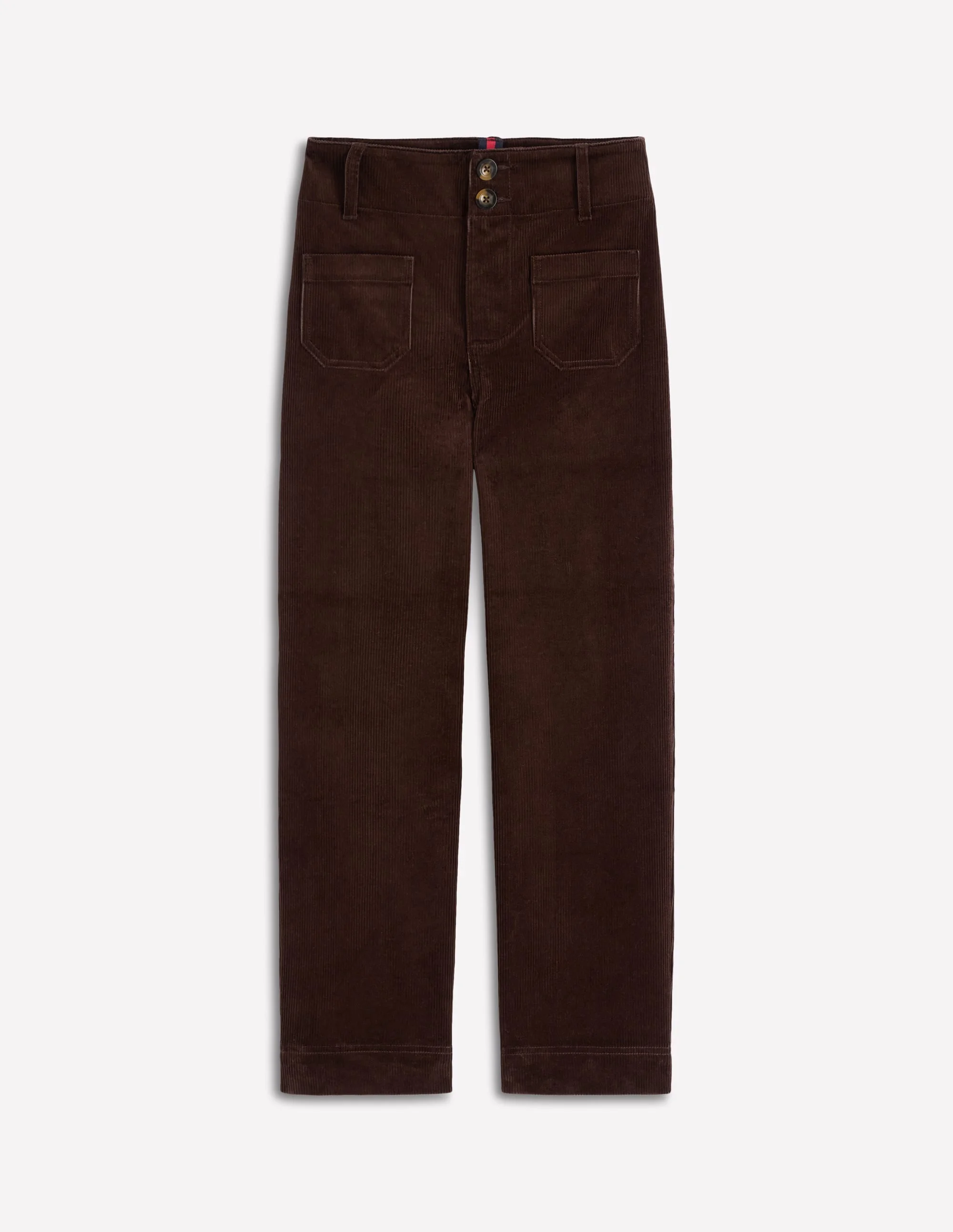 Primrose Cord Pants-Espresso - 1