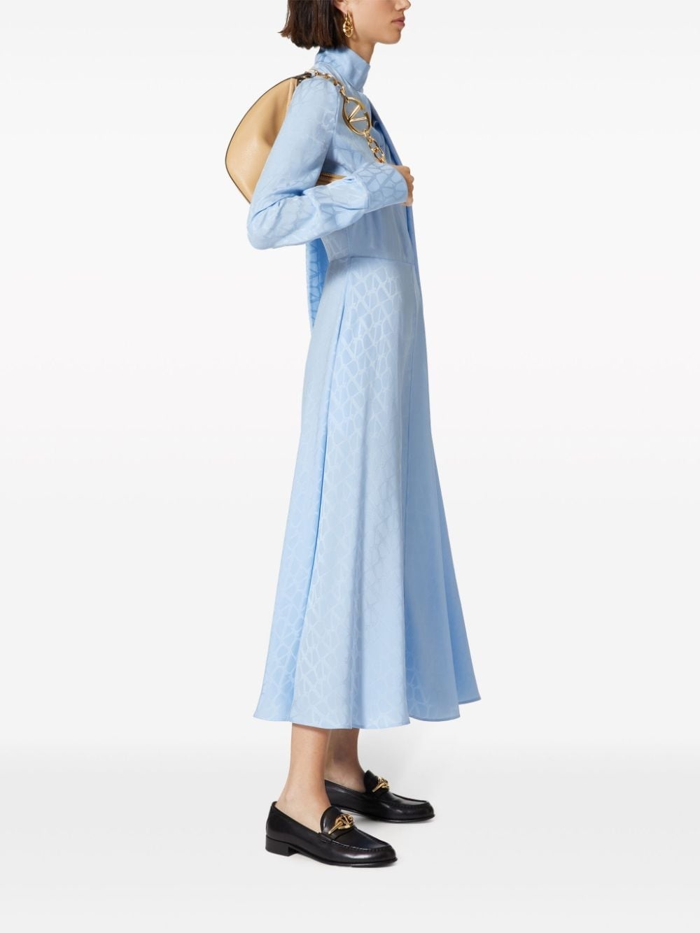 【関税込み】VALENTINO 'TOILE ICONOGRAPHE' DRESS Valentino Toile Iconographe printed silk kaftan dress Valentino