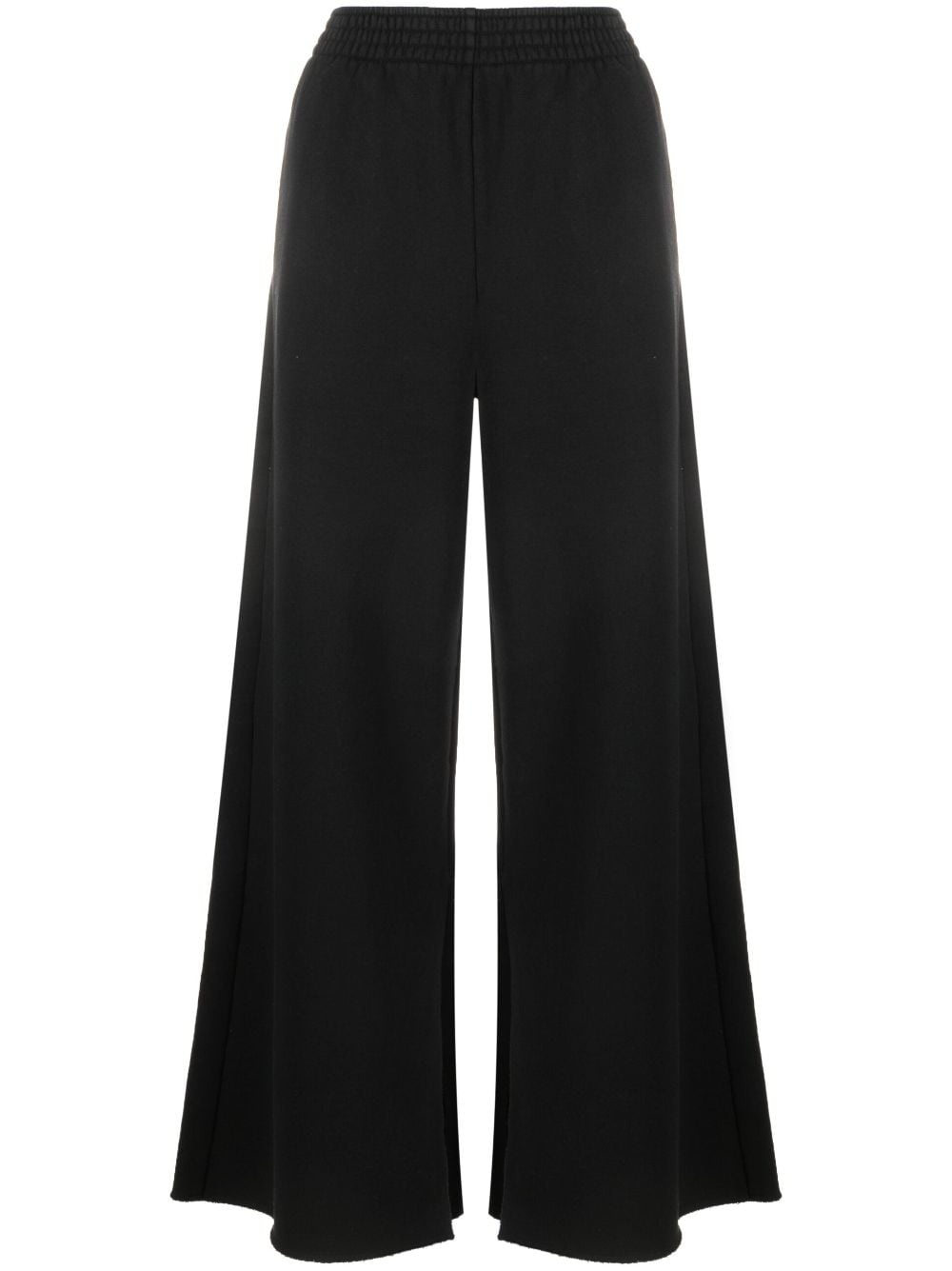 Unbrushed Cotton Blend Wide Pants