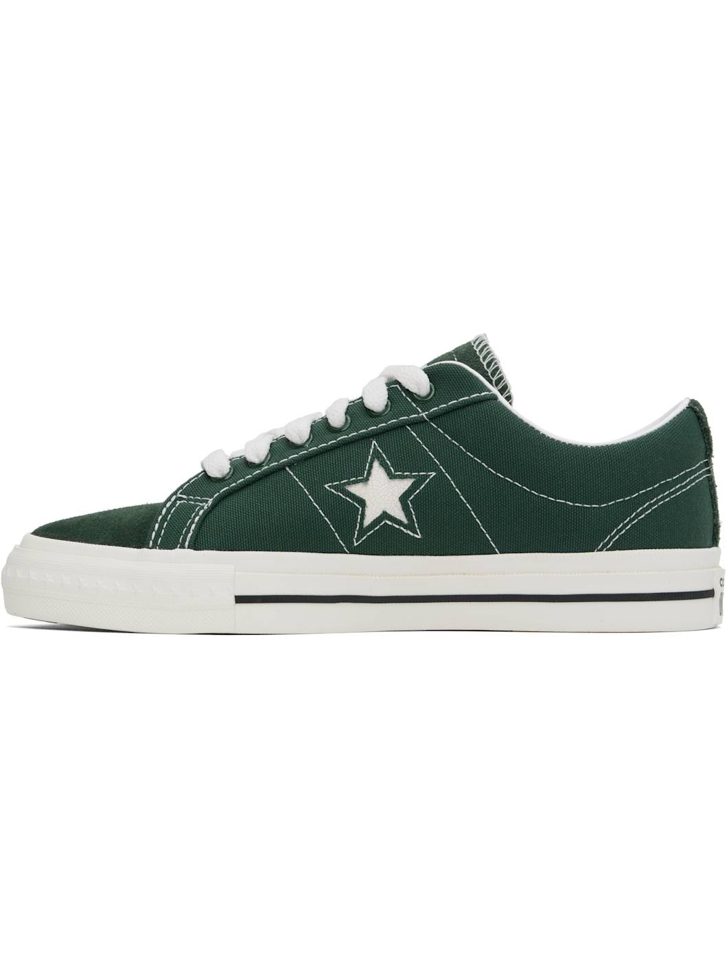 Green thisisneverthat Edition One Star Pro Low Top Sneakers - 3