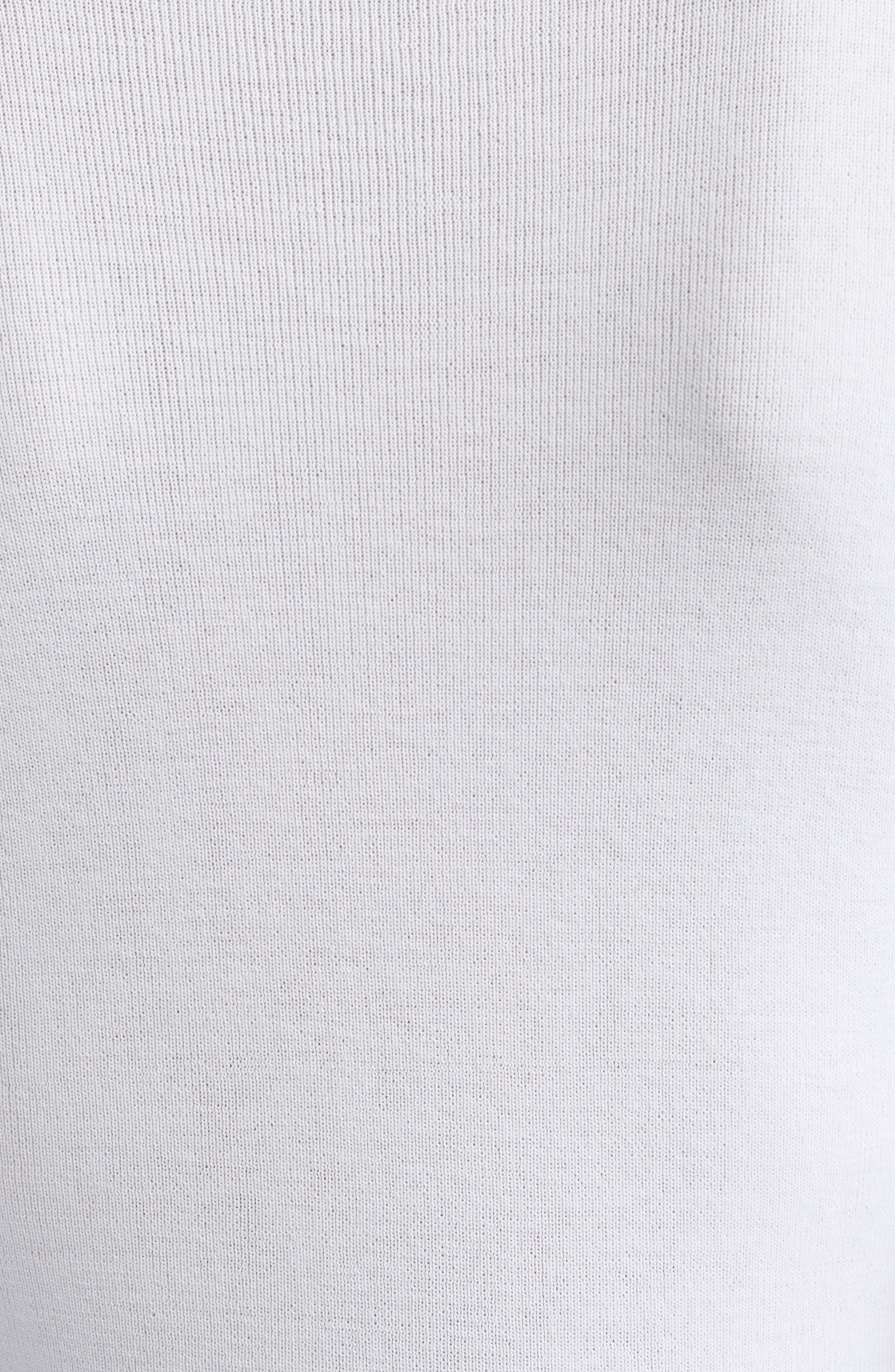 TOTEME Compact Organic Cotton Top in White at Nordstrom - 7