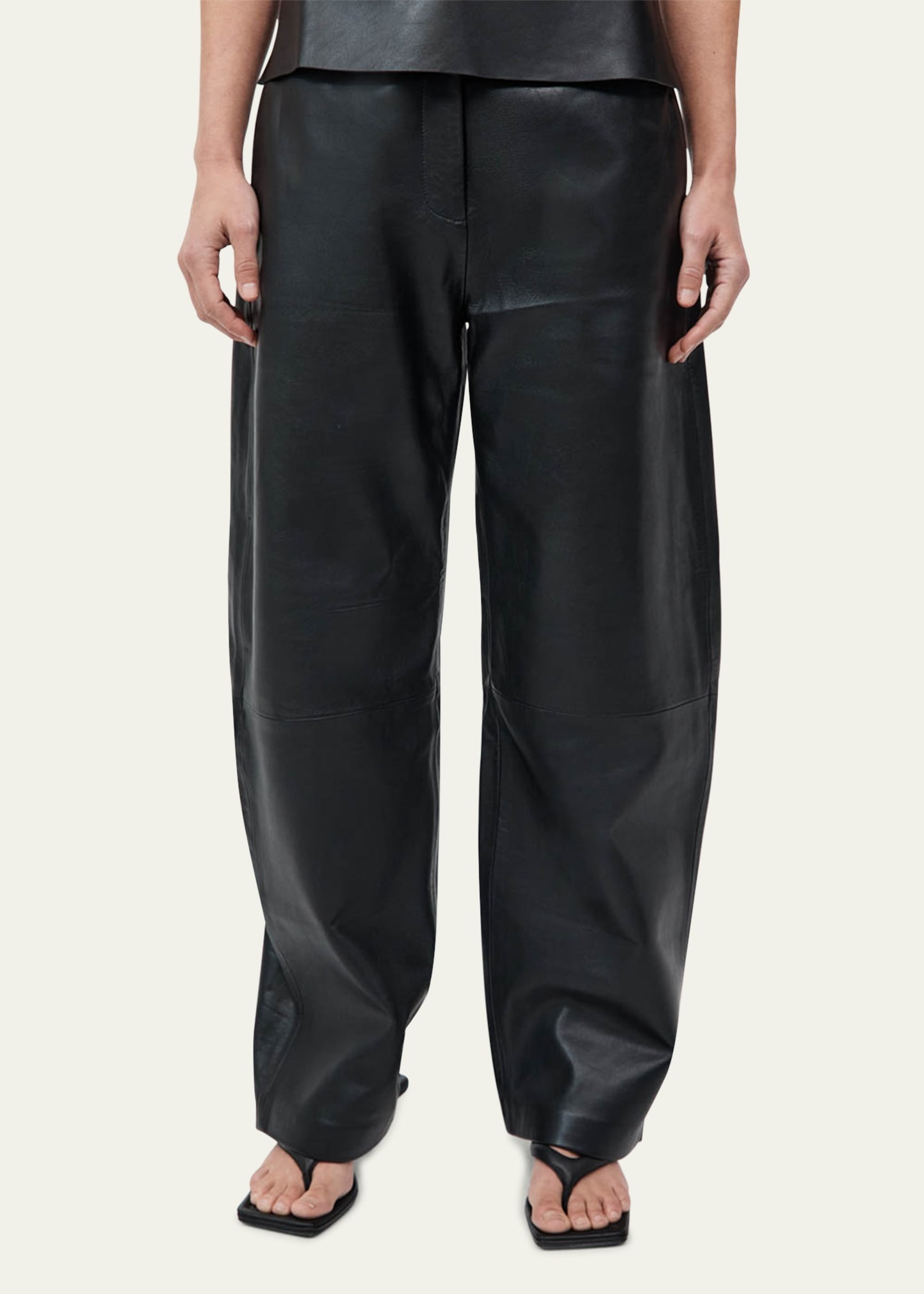Leather Balloon Pants - 5