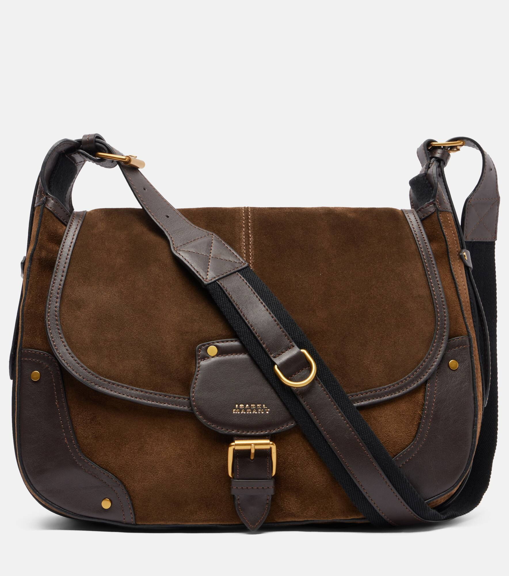 Oskan Soft Small suede shoulder bag - 1