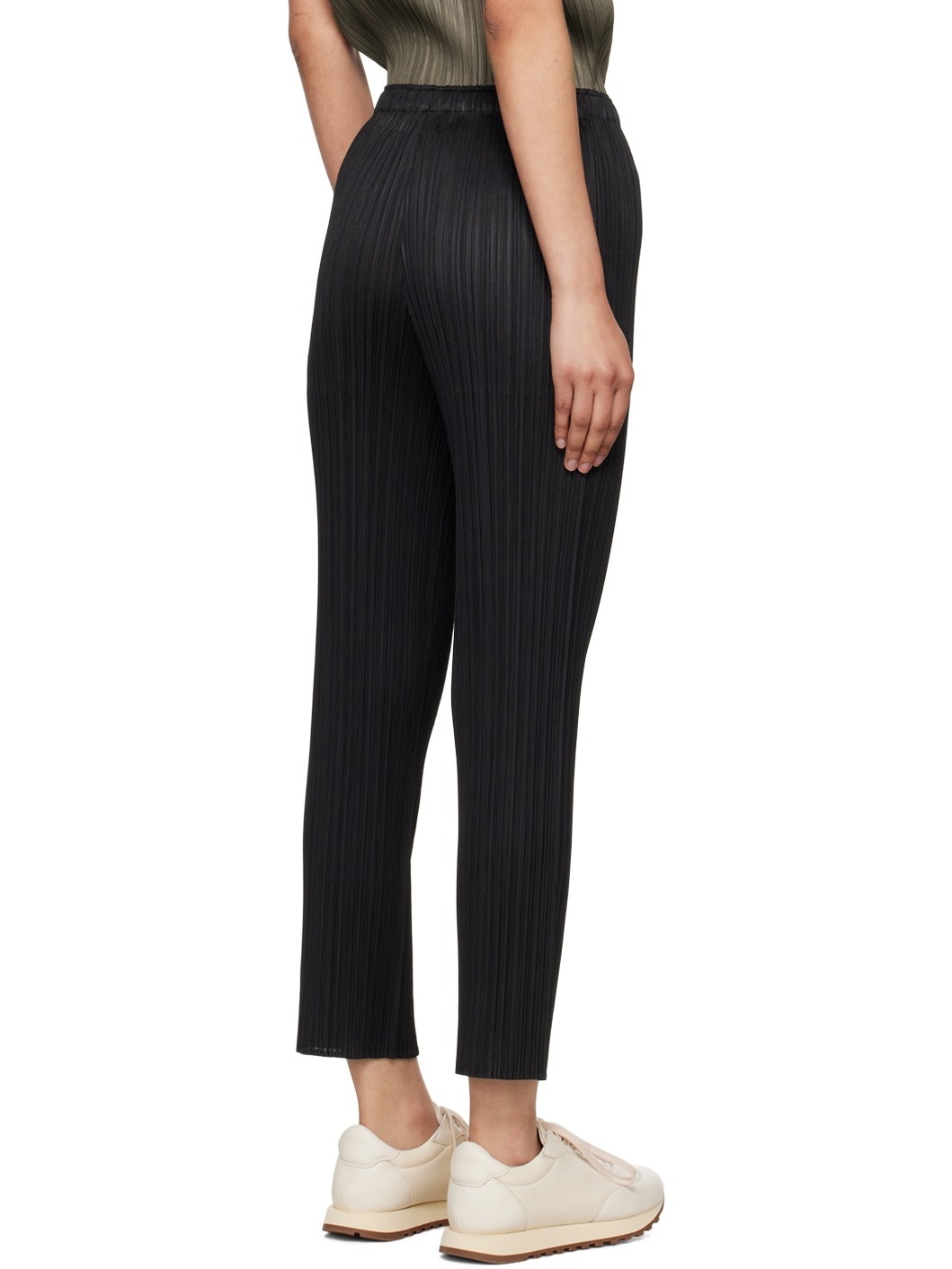 Black Pleated Trousers - 3