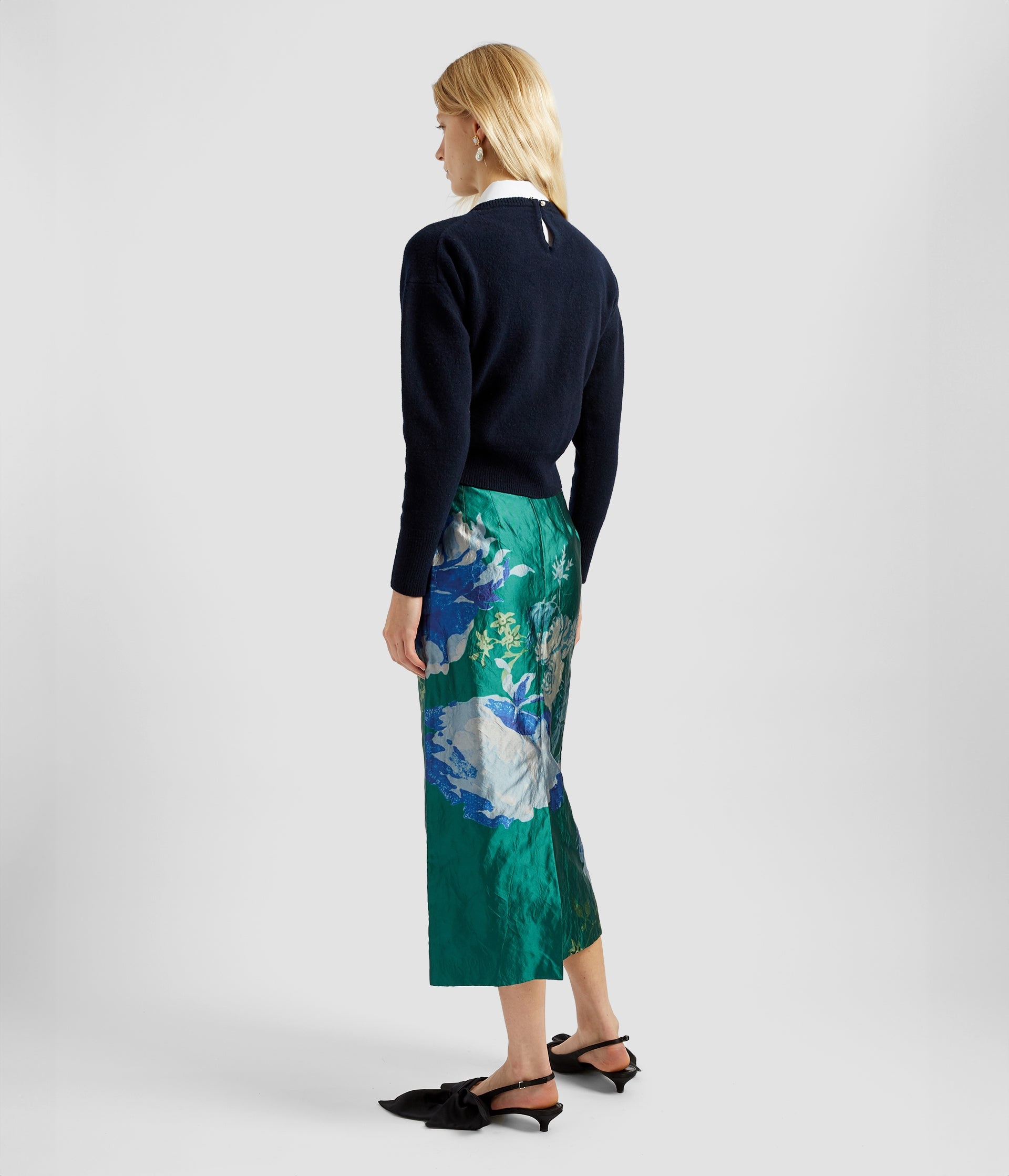 PENCIL MIDI SKIRT - 3
